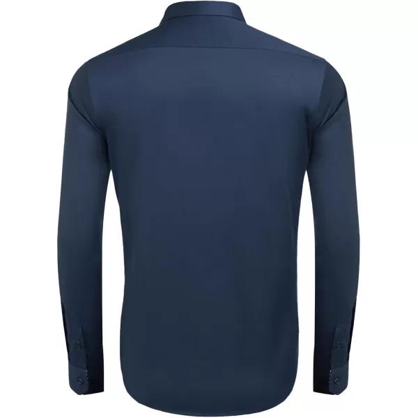 COOFANDY Men's Business Dress Shirt Long Sleeve Slim Fit Casual Button Down Shirt