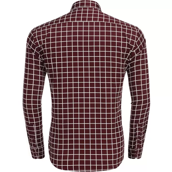 COOFANDY Men's Business Dress Shirt Long Sleeve Slim Fit Casual Button Down Shirt
