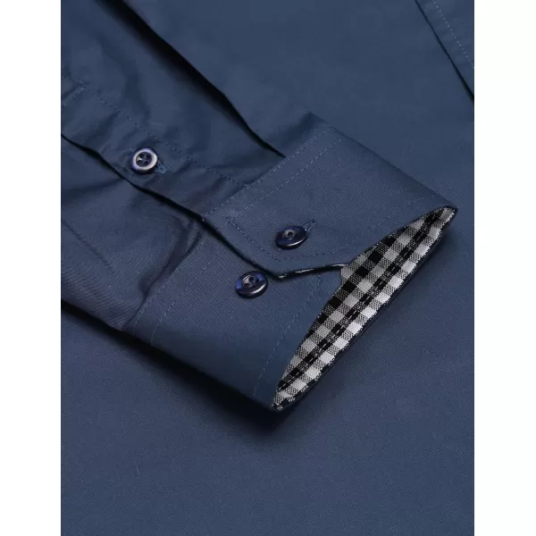 COOFANDY Men's Business Dress Shirt Long Sleeve Slim Fit Casual Button Down Shirt