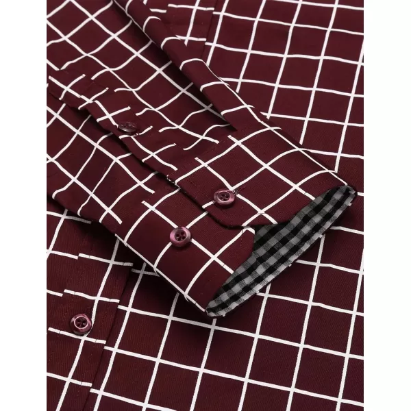 COOFANDY Men's Business Dress Shirt Long Sleeve Slim Fit Casual Button Down Shirt