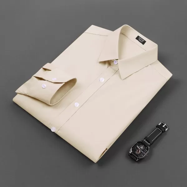 COOFANDY Mens Casual Button Down Shirts Long Sleeve Untucked Shirts for Men Stretch Dress Shirt