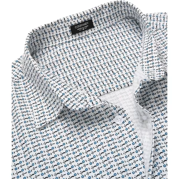 COOFANDY Mens Casual Button Down Shirts Long Sleeve Untucked Shirts for Men Stretch Dress Shirt