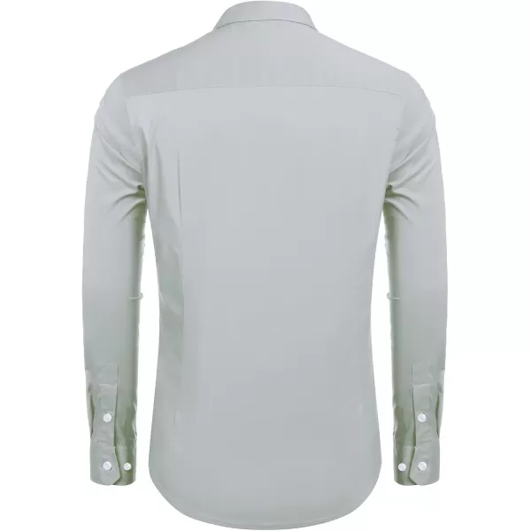 COOFANDY Mens Casual Button Down Shirts Long Sleeve Untucked Shirts for Men Stretch Dress Shirt