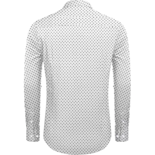 COOFANDY Mens Casual Button Down Shirts Long Sleeve Untucked Shirts for Men Stretch Dress Shirt