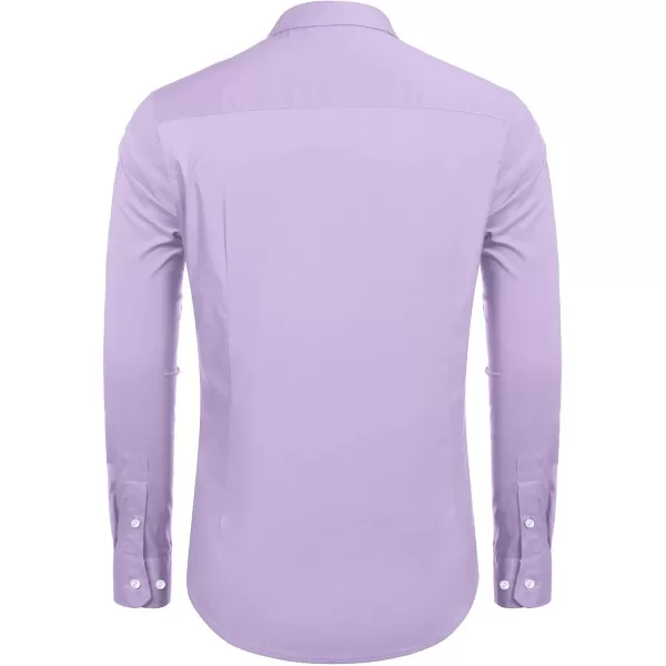 COOFANDY Mens Casual Button Down Shirts Long Sleeve Untucked Shirts for Men Stretch Dress Shirt