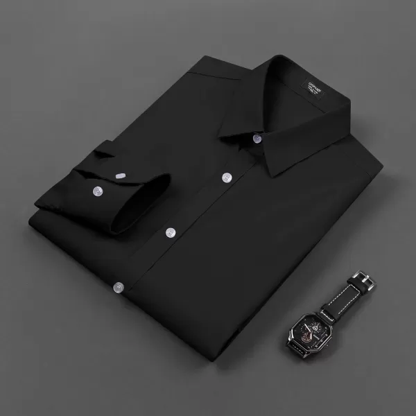 COOFANDY Mens Casual Button Down Shirts Long Sleeve Untucked Shirts for Men Stretch Dress Shirt