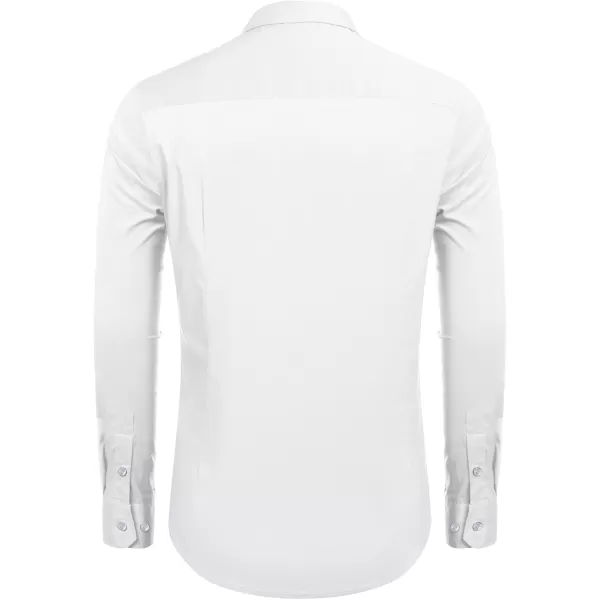 COOFANDY Mens Casual Button Down Shirts Long Sleeve Untucked Shirts for Men Stretch Dress Shirt