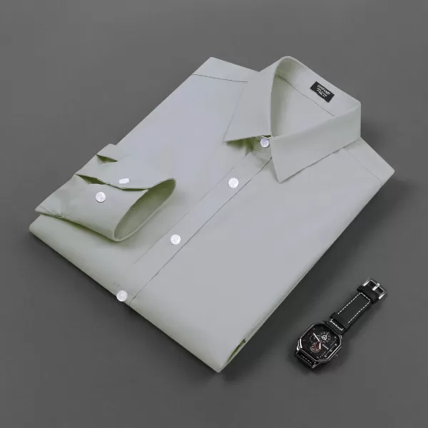 COOFANDY Mens Casual Button Down Shirts Long Sleeve Untucked Shirts for Men Stretch Dress Shirt