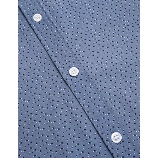 COOFANDY Mens Casual Button Down Shirts Long Sleeve Untucked Shirts for Men Stretch Dress Shirt