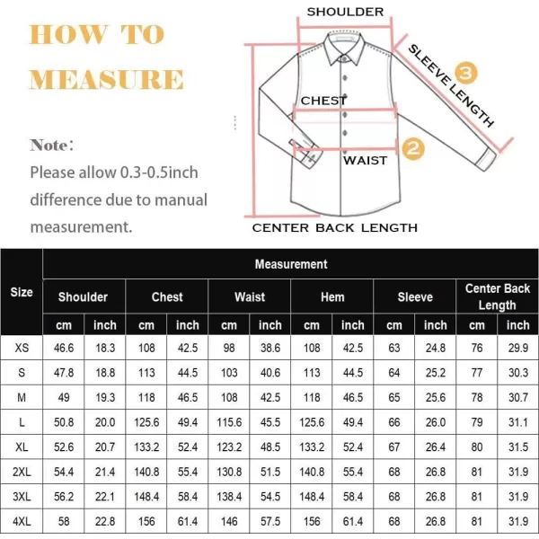 COOFANDY Mens Casual Button Down Shirts Long Sleeve Untucked Shirts for Men Stretch Dress Shirt