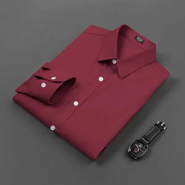 COOFANDY Mens Casual Button Down Shirts Long Sleeve Untucked Shirts for Men Stretch Dress Shirt