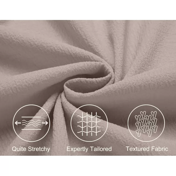 COOFANDY Mens Casual Dress Long Sleeve Shirt Fashion Solid Beach Wedding Shirts Khaki 3X-Large