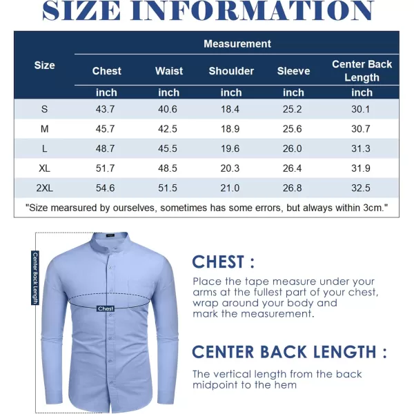 COOFANDY Men's Long Sleeve Cotton Linen Shirt Beach Button Down Shirts Casual Button Up Shirt Summer Yoga Tops with Pocket