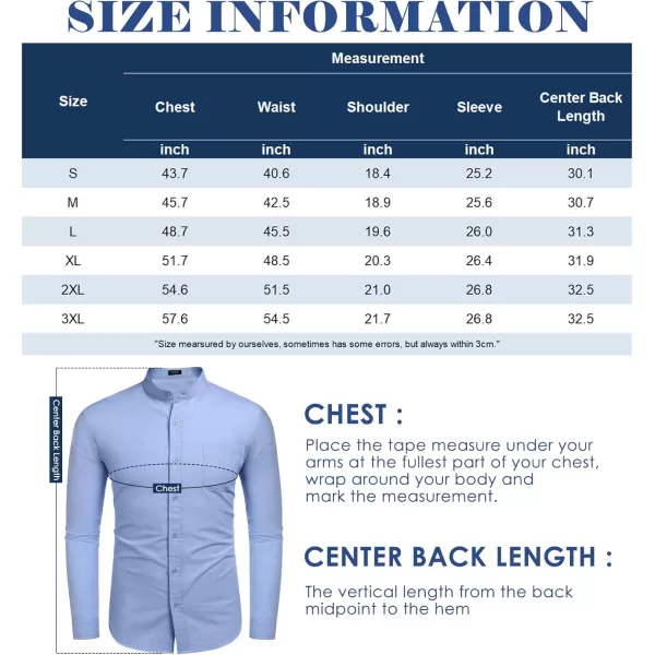 COOFANDY Men's Long Sleeve Cotton Linen Shirt Beach Button Down Shirts Casual Button Up Shirt Summer Yoga Tops with Pocket