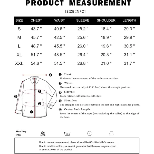 COOFANDY Men's Luxury Dress Shirt Long Sleeve Prom Wedding Party Shiny Button Down Shirts Silver Grey