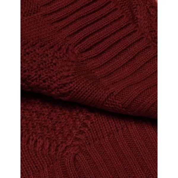 COOFANDY Mens Shawl Collar Cardigan Sweater Slim Fit Button Down Cable Knitted Sweater with Pockets