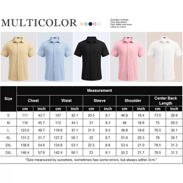 COOFANDY Mens Button Down Beach Shirt Short Sleeve Casual Vacation Shirts Summer Tropical Shirts Tops