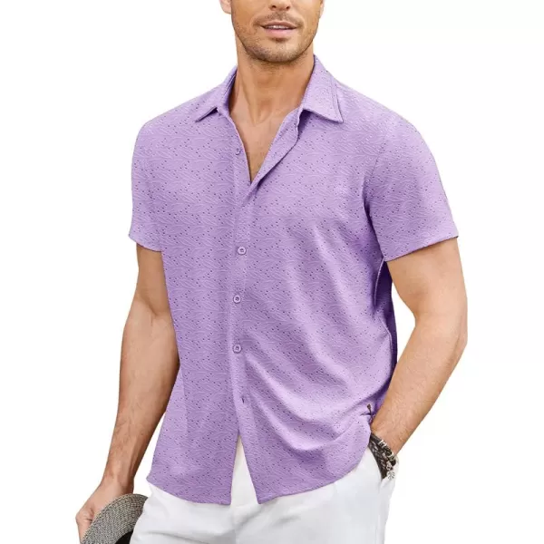 COOFANDY Mens Button Down Beach Shirt Short Sleeve Casual Vacation Shirts Summer Tropical Shirts Tops