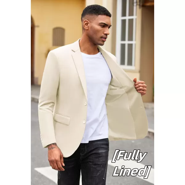 COOFANDY Mens Casual Blazer Slim Fit Suit Jacket Lightweight Knit Sport Coat Two Button Stretch Blazer Jacket