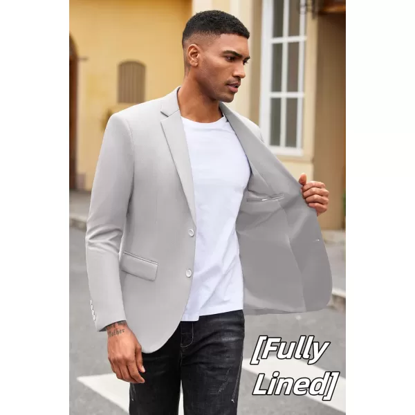 COOFANDY Mens Casual Blazer Slim Fit Suit Jacket Lightweight Knit Sport Coat Two Button Stretch Blazer Jacket