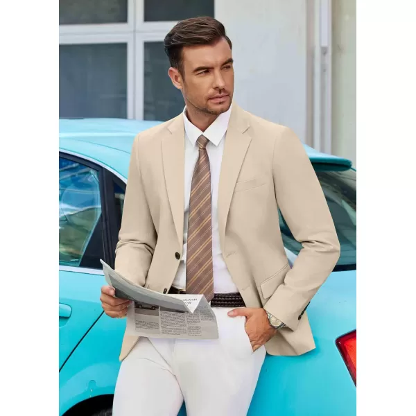 COOFANDY Mens Casual Blazer Lightweight Two Botton Suit Jacket Slim Fit Sports Coat Business Blazer Jacket