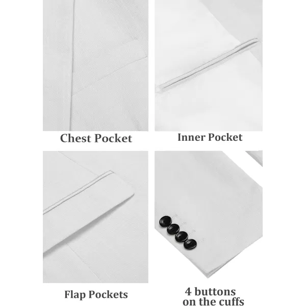 COOFANDY Mens Casual Blazer Lightweight Two Botton Suit Jacket Slim Fit Sports Coat Business Blazer Jacket