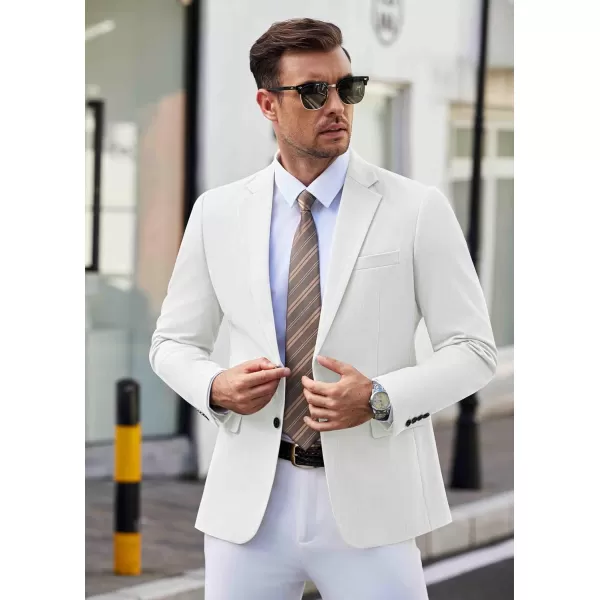 COOFANDY Mens Casual Blazer Lightweight Two Botton Suit Jacket Slim Fit Sports Coat Business Blazer Jacket