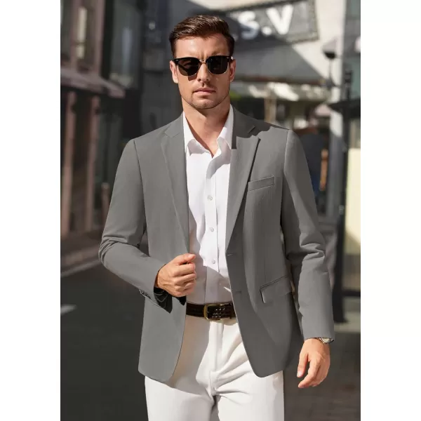 COOFANDY Mens Casual Blazer Lightweight Two Botton Suit Jacket Slim Fit Sports Coat Business Blazer Jacket