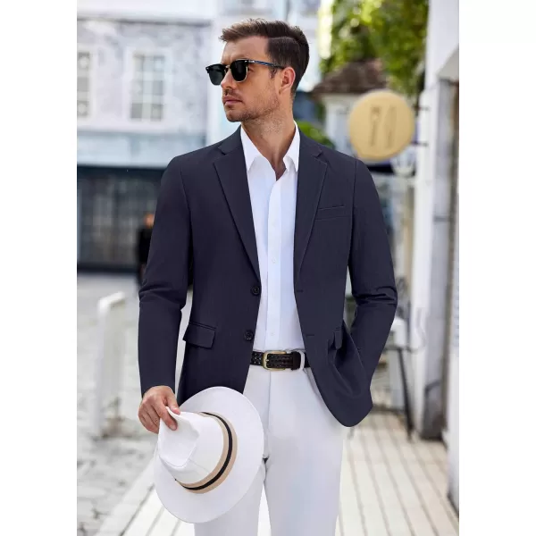 COOFANDY Mens Casual Blazer Lightweight Two Botton Suit Jacket Slim Fit Sports Coat Business Blazer Jacket