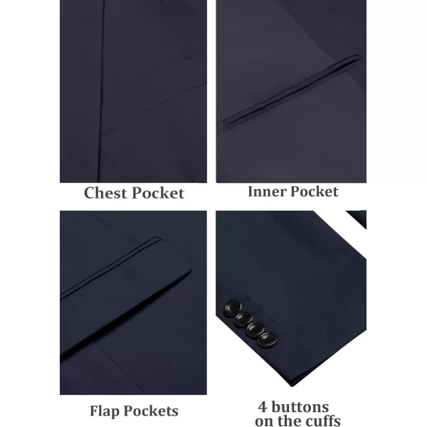 COOFANDY Mens Casual Blazer Lightweight Two Botton Suit Jacket Slim Fit Sports Coat Business Blazer Jacket