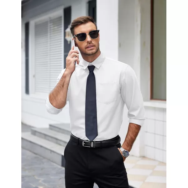 COOFANDY Mens Dress Shirts Long Sleeve Wrinkle Free Button Down Shirts Formal Business Shirt