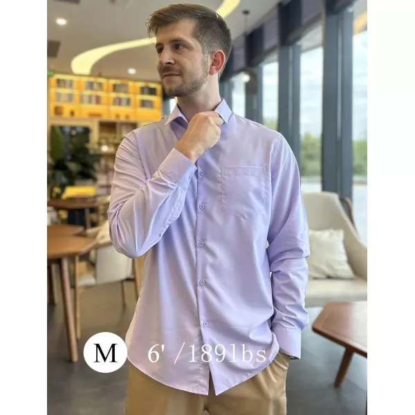 COOFANDY Mens Dress Shirts Long Sleeve Wrinkle Free Button Down Shirts Formal Business Shirt