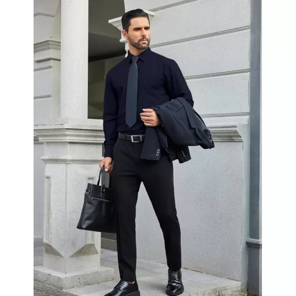 COOFANDY Mens Dress Shirts Long Sleeve Wrinkle Free Button Down Shirts Formal Business Shirt