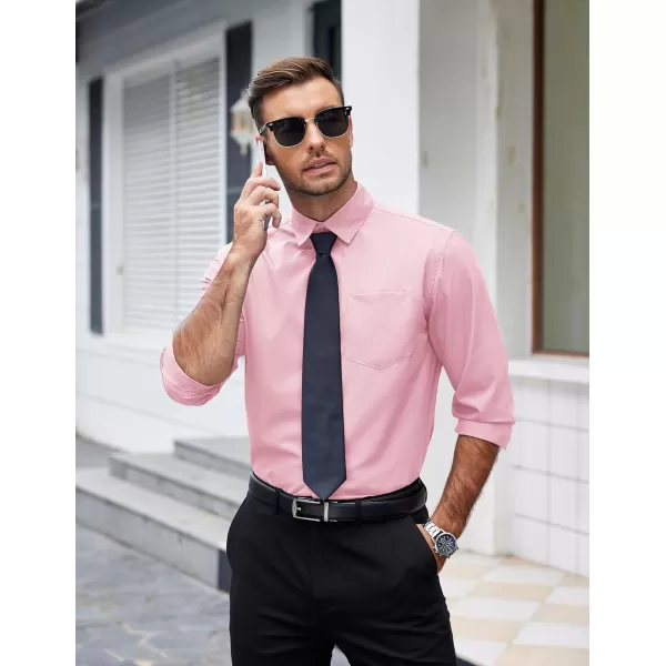COOFANDY Mens Dress Shirts Long Sleeve Wrinkle Free Button Down Shirts Formal Business Shirt