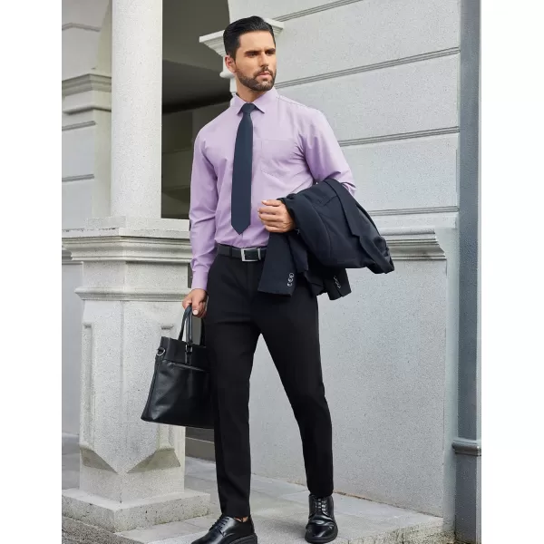 COOFANDY Mens Dress Shirts Long Sleeve Wrinkle Free Button Down Shirts Formal Business Shirt
