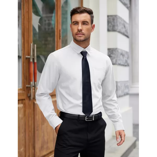 COOFANDY Mens Dress Shirts Long Sleeve Wrinkle Free Button Down Shirts Formal Business Shirt