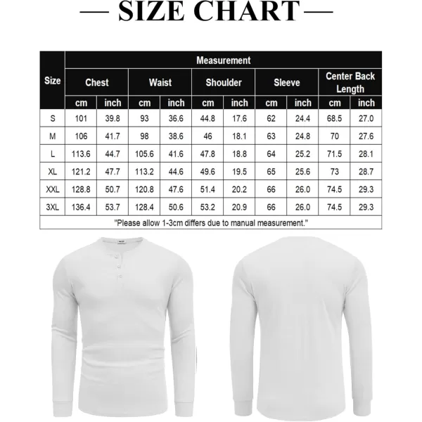 COOFANDY Men's Henley Shirts Long Sleeve Button T-Shirt Lightweight Fashion Casual Pullover Shirt