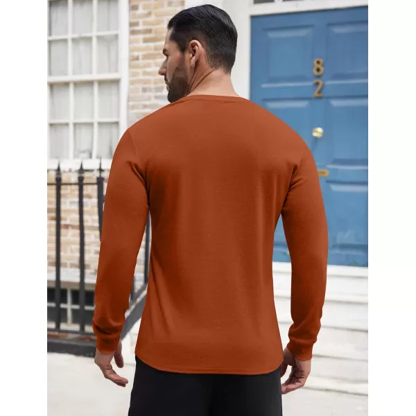 COOFANDY Men's Henley Shirts Long Sleeve Button T-Shirt Lightweight Fashion Casual Pullover Shirt