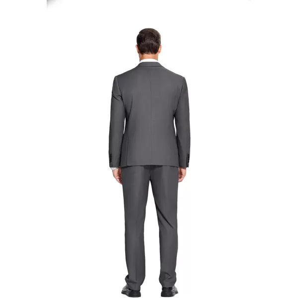 COOFANDY Men's Suits 2 Piece Slim Fit Dress Suits Tuxedo Jacket One Button Blazer for Wedding Business Prom