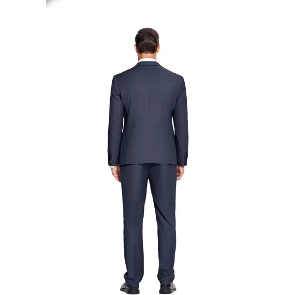 COOFANDY Men's Suits 2 Piece Slim Fit Dress Suits Tuxedo Jacket One Button Blazer for Wedding Business Prom
