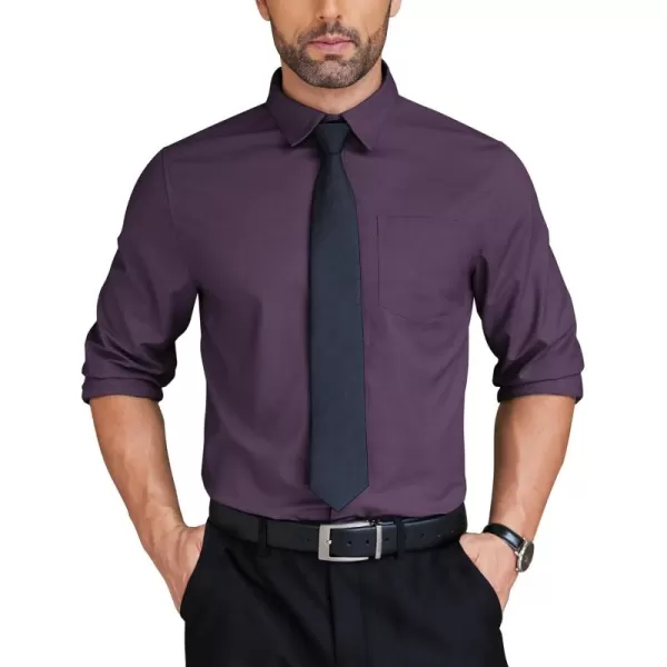 COOFANDY Mens Dress Shirts Long Sleeve Wrinkle Free Button Down Shirts Formal Business Shirt