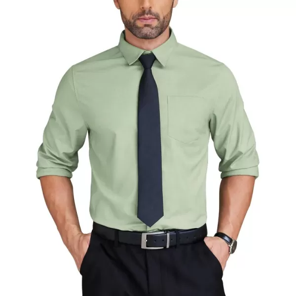 COOFANDY Mens Dress Shirts Long Sleeve Wrinkle Free Button Down Shirts Formal Business Shirt