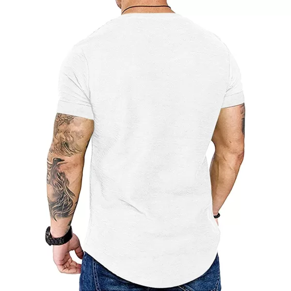 COOFANDY Men Muscle Workout T Shirt Gym Bodybuilding Active Short Sleeve Tee Top Black