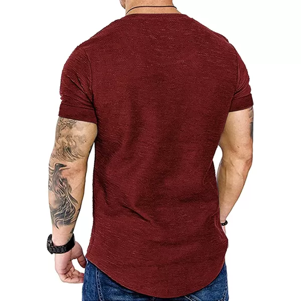 COOFANDY Men Muscle Workout T Shirt Gym Bodybuilding Active Short Sleeve Tee Top Black
