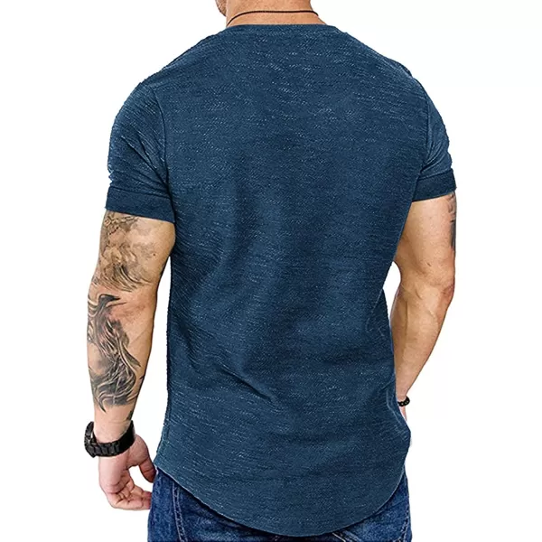 COOFANDY Men Muscle Workout T Shirt Gym Bodybuilding Active Short Sleeve Tee Top Black