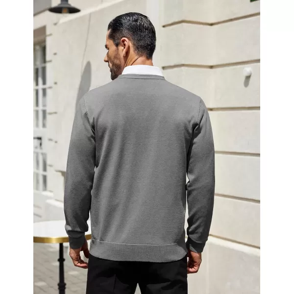 COOFANDY Mens Cardigan Sweaters Long Sleeve V Neck Cardigans Lightweight Knitted Button Down Sweaters with Pockets