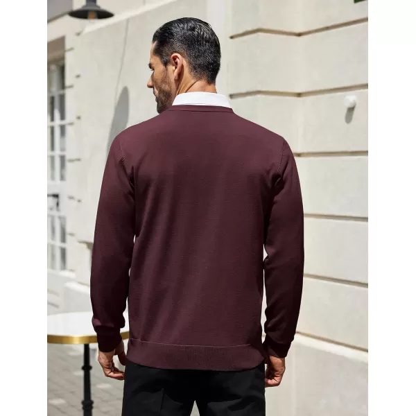 COOFANDY Mens Cardigan Sweaters Long Sleeve V Neck Cardigans Lightweight Knitted Button Down Sweaters with Pockets