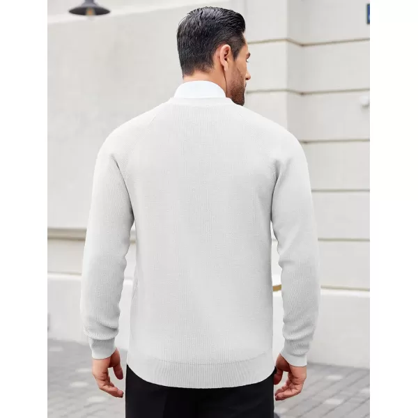 COOFANDY Men's Cardigan Sweaters with Button Lightweight Casual V Neck Long Sleeve Pockets Knitted Sweater