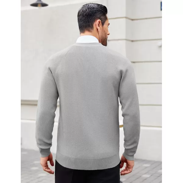 COOFANDY Men's Cardigan Sweaters with Button Lightweight Casual V Neck Long Sleeve Pockets Knitted Sweater
