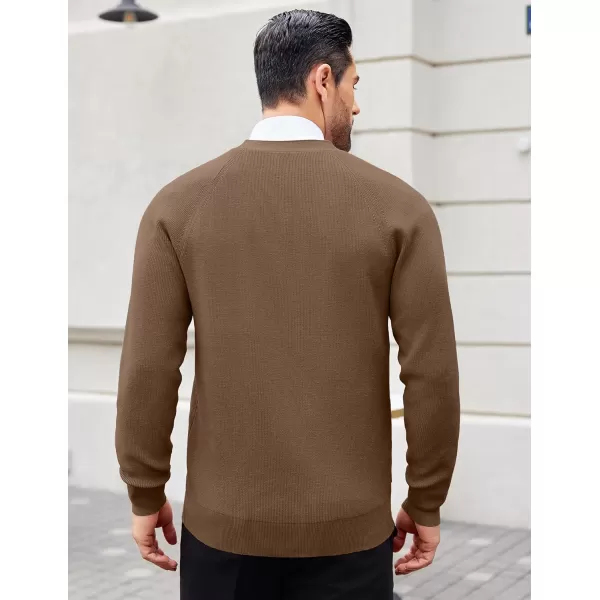 COOFANDY Men's Cardigan Sweaters with Button Lightweight Casual V Neck Long Sleeve Pockets Knitted Sweater